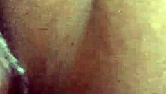 Wife's hairy pussy gets wet from hard cock