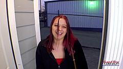 Blonde Sassy And Redhead Bella Share Cock And Toys