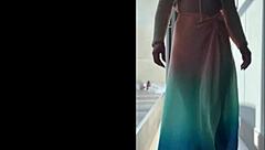 Sensual brazilian milf in skirt