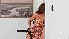 wicked stepmother gets licked and fingered in interracial fantasy sex with big tits!