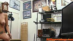 Bigtitted Pawnshop Amateur In Spex Fucks Guy Hidden Cam!