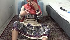 Persian milf shows off her body in steamy solo action