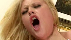 Blonde Secretary Codi Bangs Boss at Office!