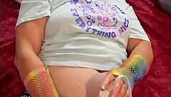 Hotwife Steffi Masturbates with Vibrator in Mature Photoshoot