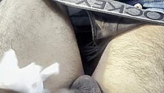 Car fun with office friend turns into creamy pussy licking