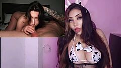 young russian teen gets hard anal with her big tits bouncing