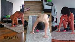 watch my big ass shake in doggystyle workout