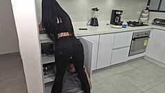 Colombian woman flirts with plumber and enjoys a quickie - Alejandra Palacios