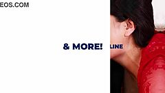 Beautiful redhead nurse in lingerie teases with oral in hospital