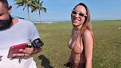 Priscila Belini Masturbates Naked On Paramotor In Public?