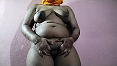 An appetizing girl from the Asian region is experiencing a strong desire