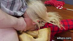 flirty teen 18+ gets harsh anal therapy in butthole asylum