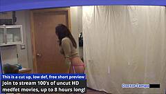 Is Katie Cumming Ready for Dr. Tampa's Teasing Entrance Physical?