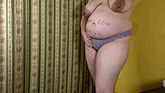 My cheating wife before and after cuckold creampie session.