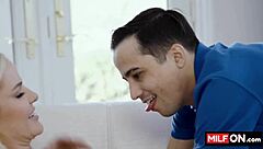 Spanish MILF seduces stepson for his impressive endowment