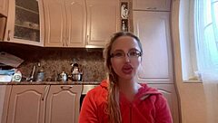 Russian femdom goddess with glasses