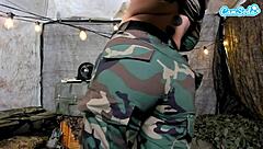 Naughty teen masturbates on webcam