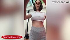 Big Tits Petite Stylist's Wild Dildo Ride