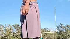 It's a good workout session in the dorm with cute amateurs.