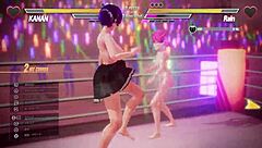 Two Lesbians Battle With Pussy Licking And Fucking