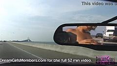 topless in my convertible going over the skyway bridge