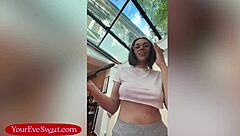 Big Tits Petite Stylist's Wild Dildo Ride