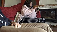 Pregnant Kurdish milf, shocked by my huge cock?