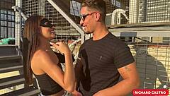 Falando no telefone com minha esposa enquanto como a buceta da amiga dela sonho de corno novinhos da imp�rio