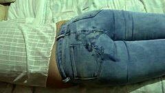 after sex, i pull up my jeans for cum in my ass