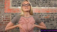 The hot cock sucking babe talks dirty while jerking your dick