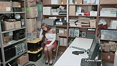 Is the Guard Fucking the Sexy Redhead Thief?