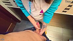 Oh god, cum in my panties after rubbing my tight pussy!