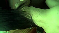 A college girl with a perfect body is getting fucked on the sofa
