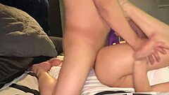 Beautiful Latina Enjoys Double Penetration With Dildo And Cock In Ass