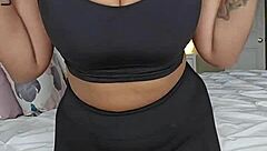 I watch superhot teacher scarlet do her strip tease