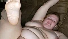 moaning milf screams while i fuck her in pink thong