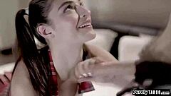 teen ai deepthroats and gets anal reamed rough by old customer