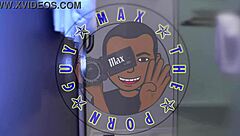 roxxxie says, 'look at my big tits and ass while i blow this monster cock'