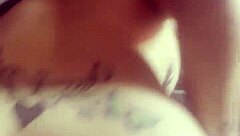 Fat Pussy Lips Spread for Quick Blowjob and Creampie