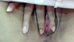 The desi stepmom explores pleasure with a banana deep in her pussy