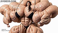 Explore how subjects with muscular enhancement look