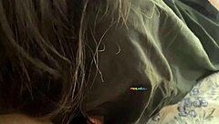 Beautiful Mexican couple shares homemade interview in hotel