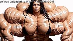 Explore how subjects with muscular enhancement look