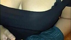 This Mature Latina Bends Over And Flashes Her Big Tits On The Street.