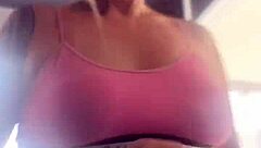 Gym training with anal plug excitement