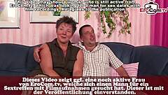 Deutscher Hausfrauen Amateur Dreier Mit Einem Ehepaar