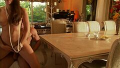 Brunette Milf In Heels Gets Fucked And Receives Facial In Living Room