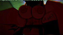 Watch the curvy demon girl ride that monster cock!