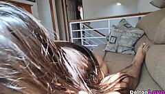An amazing blowjob from a hot milf
