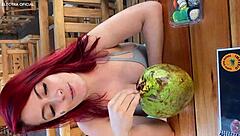 I found this hot Brazilian prostitute and took her to the bathroom for a naughty blowjob.